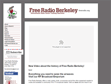 Tablet Screenshot of freeradio.org